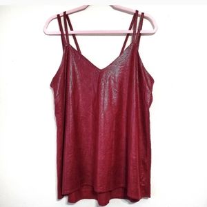 Love Riche Faux Snake Skin Tank Top
